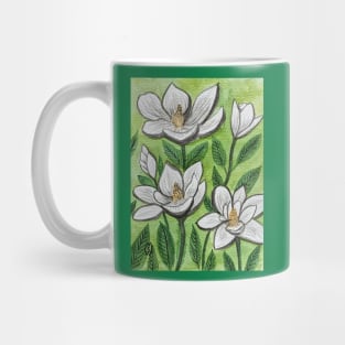 Magnolia flowers study Mug